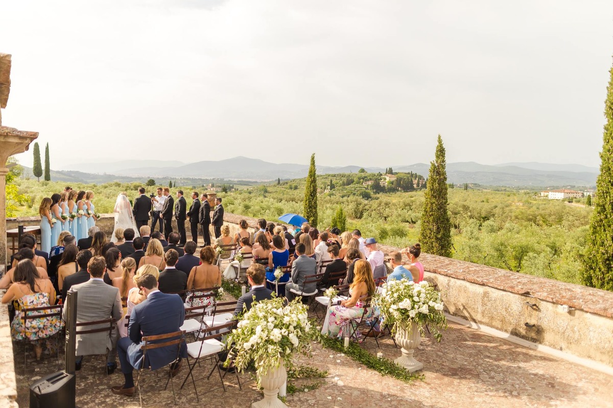 Matrimonio estivo in Toscana