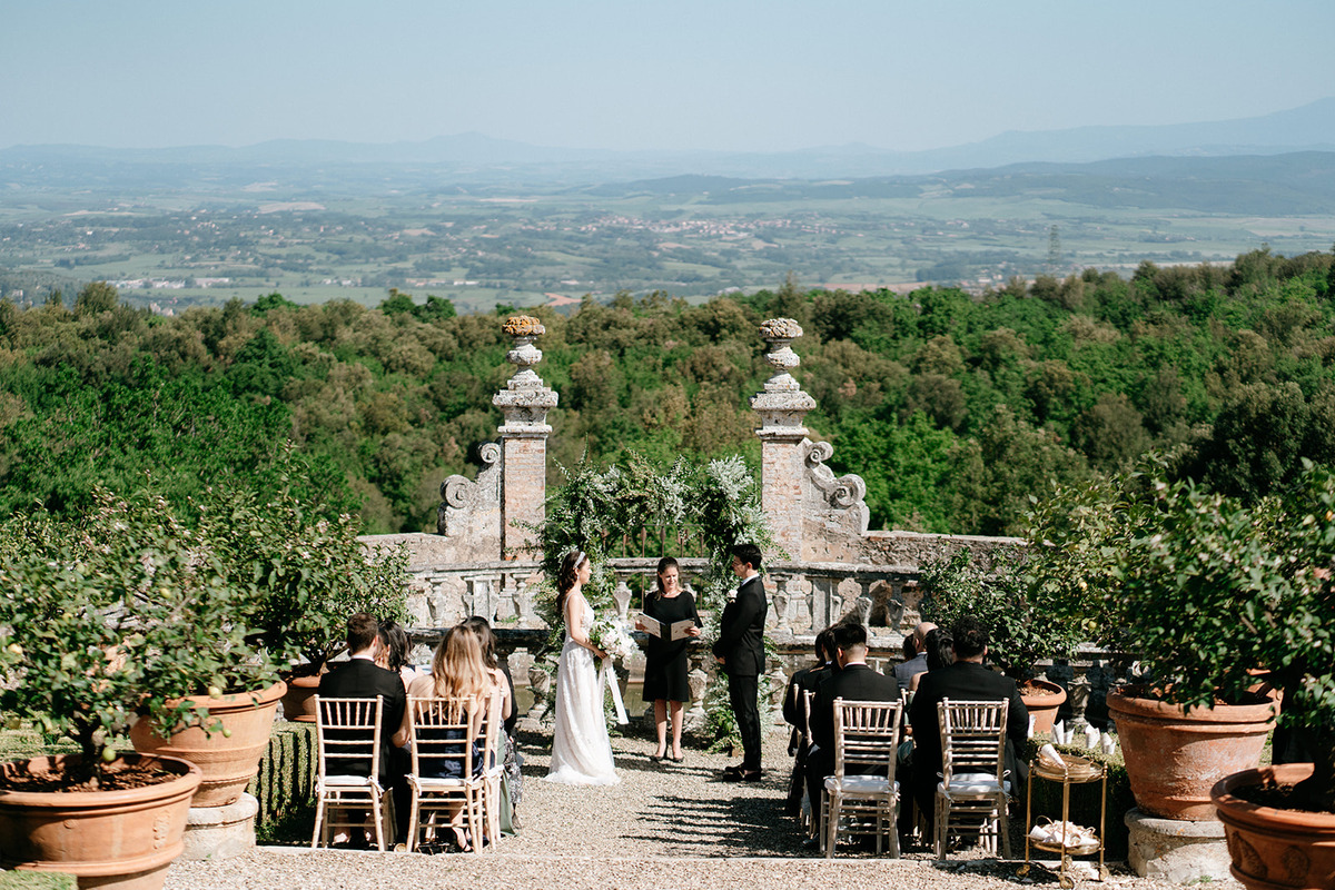 Matrimonio estivo in Toscana