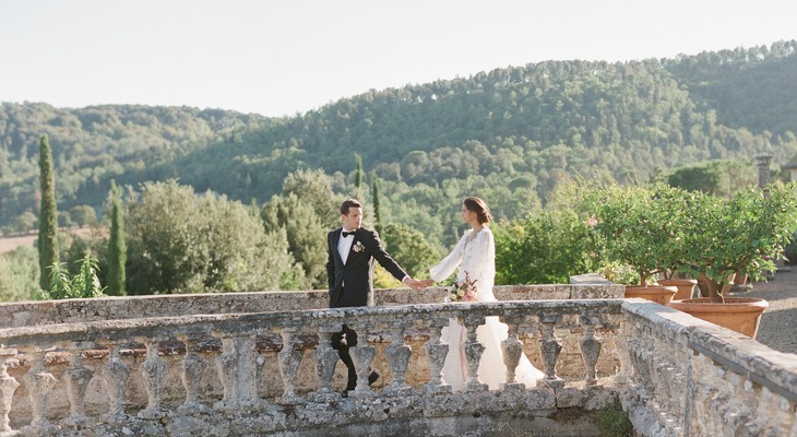 Matrimonio da sogno in castello toscano