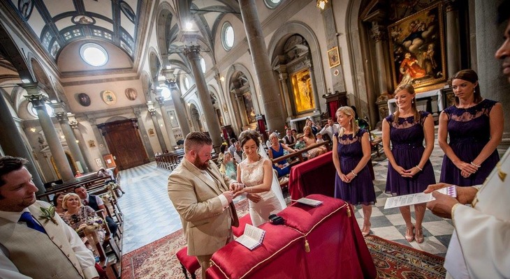 Matrimonio religioso in Toscana
